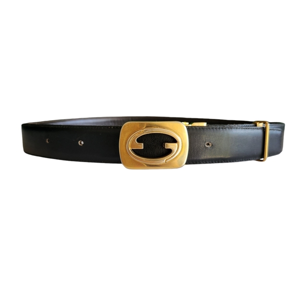 GUCCI Iconic Reversible Black and Brown Belt Size 29 - Picture 2 of 16